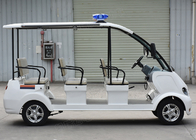 Brand New White 4kw DC Motor Drive Electric Buggy With 8 Sofa Seats For Airport
